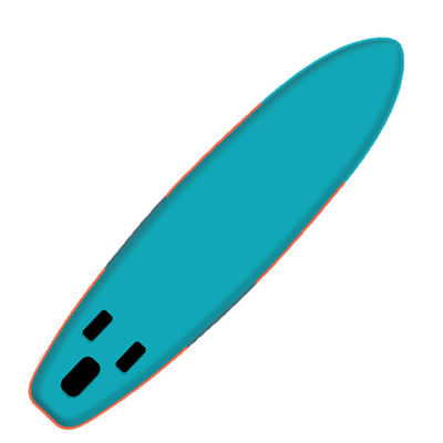Customized Logo Standup Paddle Board Blow Up Surfboard Blue Color