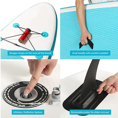 Military Grade Pvc Touring Sup Board 352LBS Capacity In Flatwater