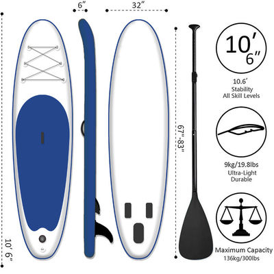 CE Custom Logo Surf Inflatable Sup Surfboard Paddle Board With Paddle
