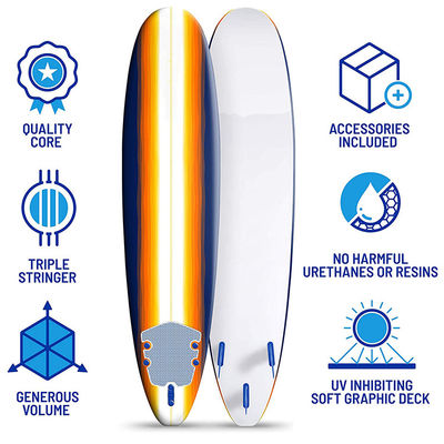 86 Liters Fiberglass Paddle Board Customized  8'' Epoxy Surfboard