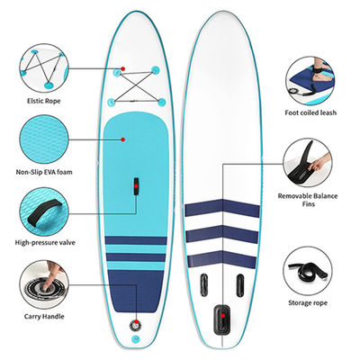 Military Grade Pvc Touring Sup Board 352LBS Capacity In Flatwater